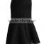 Guangzhou Shandao Wholesaler High Quality Fashion Party Wear Women Summer Black Knee Length Cotton Net Flare Long Skirt