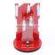 New Arrival Hot Sale Useful Red Acrylic Kitchen Ceramic Knife Holder Kitchen Knife Stand Block For 3 4 5 6 Knives And Peeler