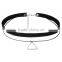 popular simple black choker necklace for girls in mexico
