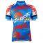 Hot sale trendy high end customized cycling jersey with sublimation