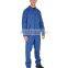 Unisex 100% cotton engineering blue wear rough uniform workwear with reflector