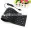 Popular gift in 85 keys silience silicone keyboard for USB port