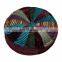 Indian Handmade Velvet Round Floor Cushion