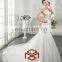 Alibaba HMY-S159 Real Model Customized Sexy Jerset Knit Back See through Corset Lace Bodice Mermaid Wedding Dress 2015