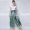 fashion 2015 palazzo pants for women flare printed high waist chino pants