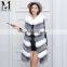 2016 Colorful Women Real Fur Vests Genuine Fox Fur Gilet Lady Winter Warm Fox Fur Vest