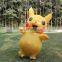 HI CE inflatable pikachu mascot costume,cheap movie character pikachu inflatable mascot