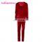 Custom Training Jogging Sport Wear Velour Tracksuit Women Bulk Wholesale Tracksuit