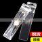 5*24.5cm bracelet Colored Reclosable Bags Poly Packs gold / Clear packaging bag Dust-proof zipper bag with Hook