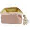 Litch patent leather luxury cosmetic bag eco beauty makeup bag with tassel zipper closure