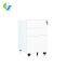 Full wide hospital beside KD mobile 3 drawer pedestal movable cabinet