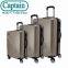 Factory wholesale ABS PC valise travel set customized logo smart luggage