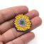 Sunflower Brooch Enamel Pin Badge