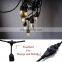 48FT 24pcs clear glass black wire festoon light connected convenient