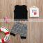 2019 summer boys black top tshirt & gray plaids shorts pants 2pc set 0-5T