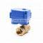 mini cwx15n 2 way brass   3.6v 12v stainless steel brass BSP NPT motorized flow control valve