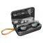 Both Touch and Button Bluetooth Earphone  F9-5 with Version 5.0