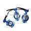 handle wormgear wafer type butterfly valve with stainless steel disc D71X-10/16