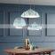 New Products Personalized Iron Geometric Color Hanging Lamp Hotel &Led Lighting Lamp From ZhongShan