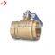 Mounted Industrials Brass 2 Way Screw Thread Ball Valve
