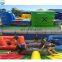 Carnival interactive sport giant bungee cord hippo chow down inflatable human hungry hippos game