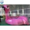 Hot-sale Dia5m Art inflatable Zoo flamingo bouncer/animal theme park