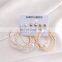 Wholesale 6pcs weekly amazon hot sell acrylic artificial pearl hoop earrings for kids circle tassel woman earrings set
