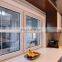High Quality Hardware Pvc Tilt And Turn Window With Mosquito Net