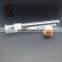 50ml clear borosilicate glass tube bottle with cork