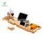 Wholesale Adjustable Bamboo Bathtub Caddy Tray