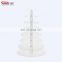 retail store 7 levels cake display stand holder clear round acrylic cupcake stand