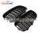 For BMW 3 Series GT F34 Gloss Black Double Line Front Bumper Grill 2012+