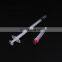 1ml free sample insuli luer lock syringe