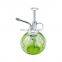 Longan 250ml 8oz Green Glass Boston Bottles With ABS Plating Plastic Pump Soap Dispenser Bottle For Lotion