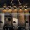 Luxury Designer Industrial Retro Chandelier Rope Hanging Lamp For Hotel Bedroom Restaurant