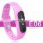 Smart Bracelet Passed CE&Rohs&FCC Certificate Touch Screen Operated IP67 Waterproof Smart Bluetooth Bracelet 2015(E06)