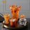 Wholesale Factory Customization Crystal Plant Nordic Style Sunflower Candy Sugar Jar