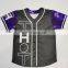 OEM cheap baseball uniform set custom embroidered blue number baseball jersey men