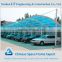 Long span light self weight steel roof truss for car parking canopy
