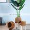 Low Price Cheapest Vertical Minimalist Holder Small Garden Indoor Outdoor Pot Tripod Wooden Plant Stand