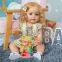 New 22-inch cute realistic reborn doll girl soft full body enamel baby doll