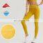 Women High Waist Best Quality Tummy Control Gym Yoga Leggings Anti UV Workout Athletic Training Wear Peach Hip Soft Sports Pants