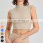 High Support Integrated Sports Bra Quick Dry Running Fitness Bra High Neck Yoga Top Women High Elastic Shockproof Sports Bra
