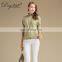 Hot Selling Ladies' 100% Pure Cashmere Sweater Long Sleeved Knitted Preppy Style for Spring OEM Service Available