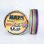 HAYA Super Cast X8 Braided Fishing Line 7LB to 300LB Test Salt Water High Grade Performance Multi Color Fishing Line