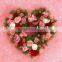 Christmas wonderland decorative holiday mesh/pvc wreath for lights decoration