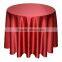 High quality Red plain polyester tablecloths