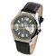 Stainless Steel Chain Black Color Wrist Watch Water Resistant Quartz Watch Japan Movement