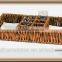 wicker storage bin and tray