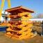 stationary hydraulic car scissor platform/car rotating platform